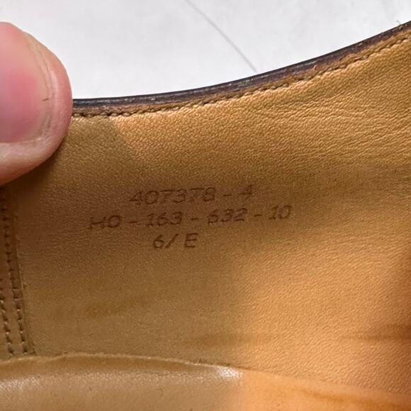 EUC J.M. Weston Beauborg Single Monk Strap Cap Toe Derby France UK 6.5 / US 7.5 - Picture 10 of 14